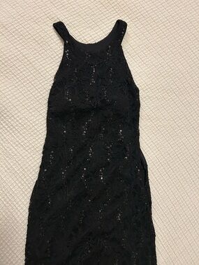 R&M Richards Black Evening Dress